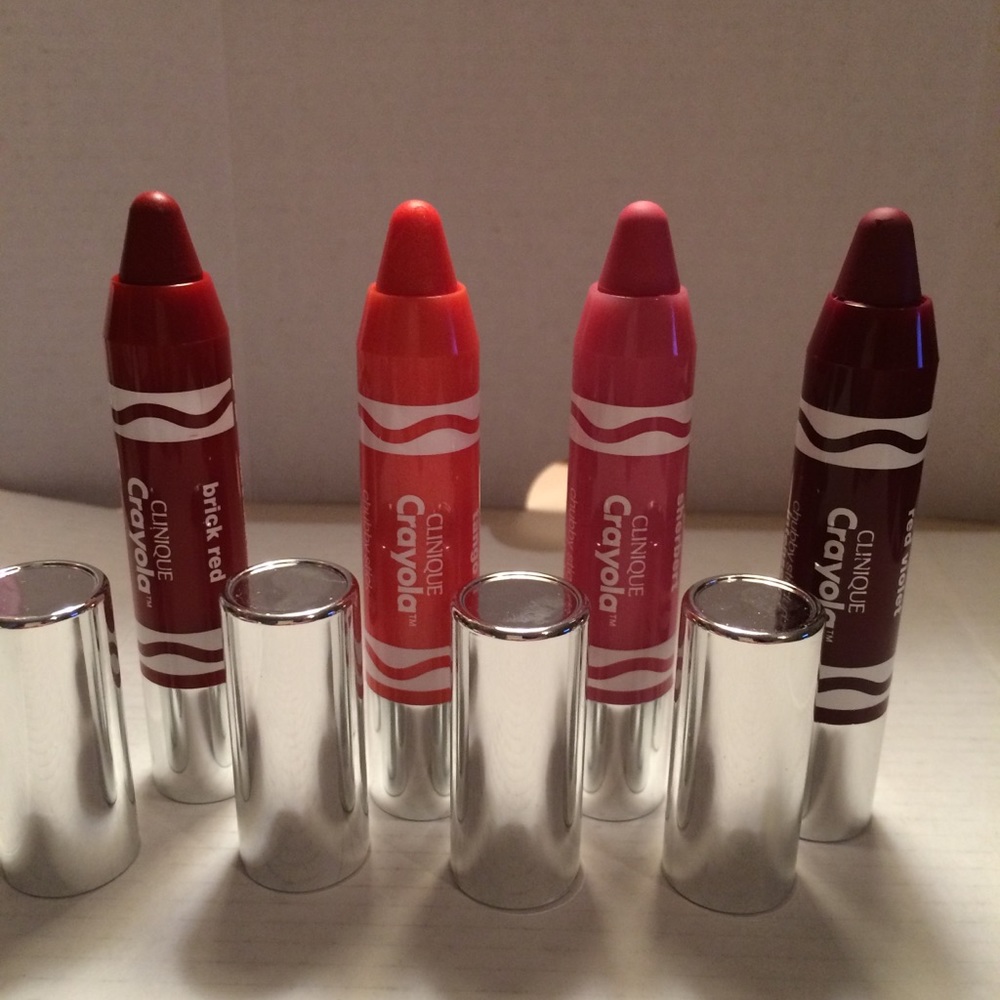 4 Clinique Crayola Lip Crayons